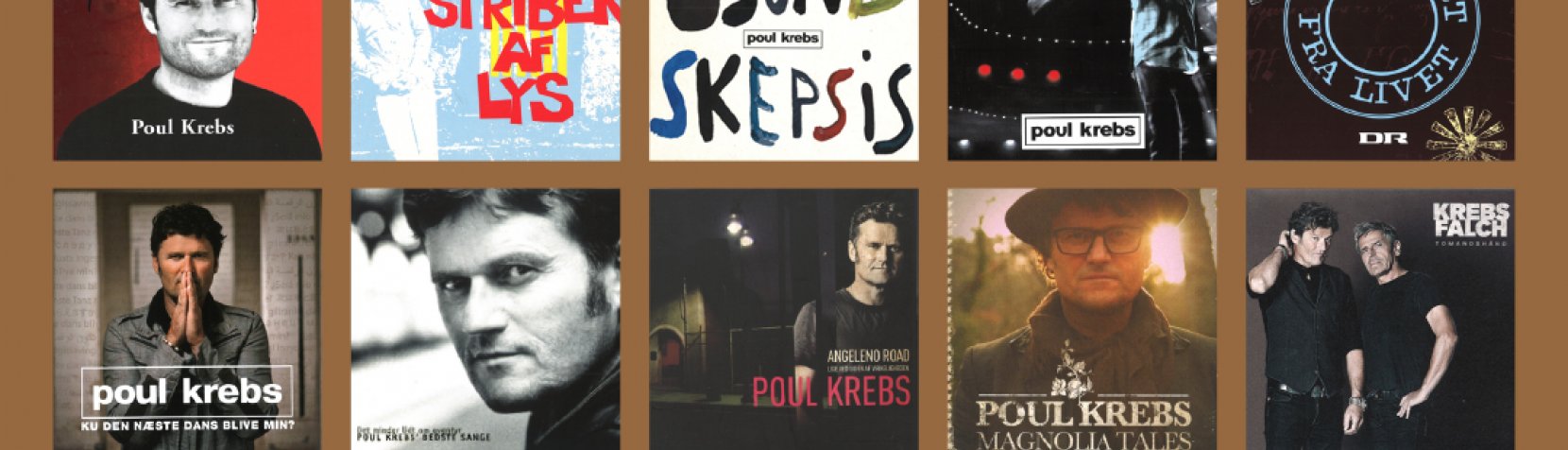 Poul Krebs 25 albums